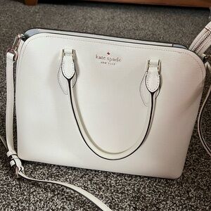 Kate Spade White Rae Medium Handbag